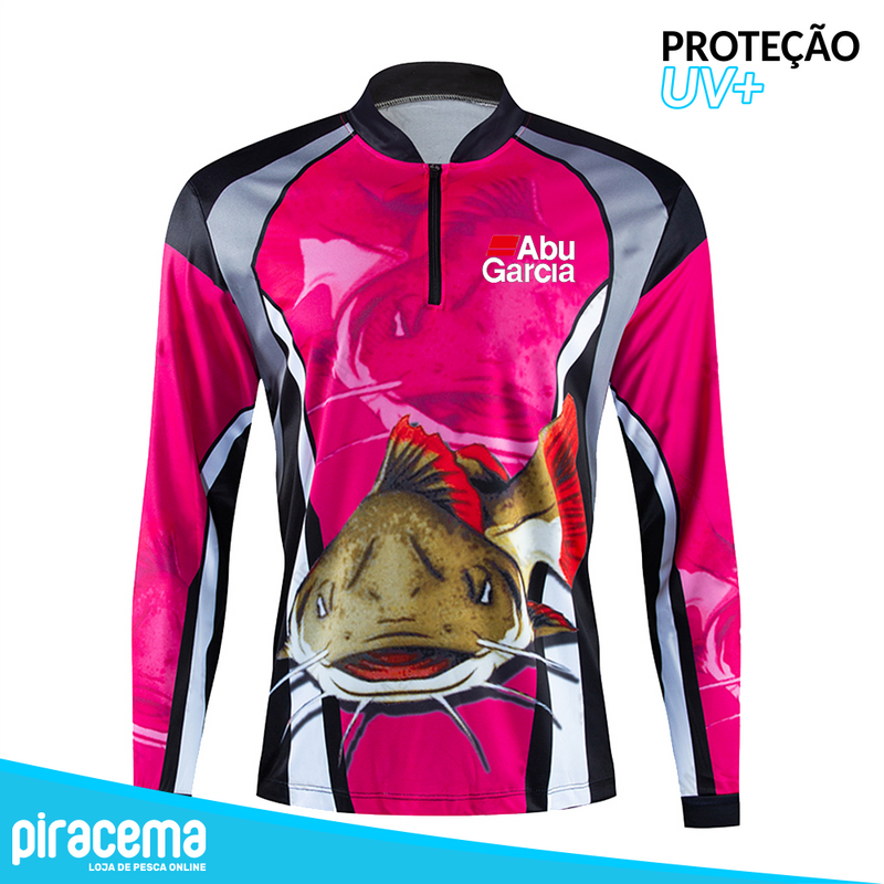 Camiseta AbuFish Piracema - Proteção UV - Camiseta Manga Longa para Pesca