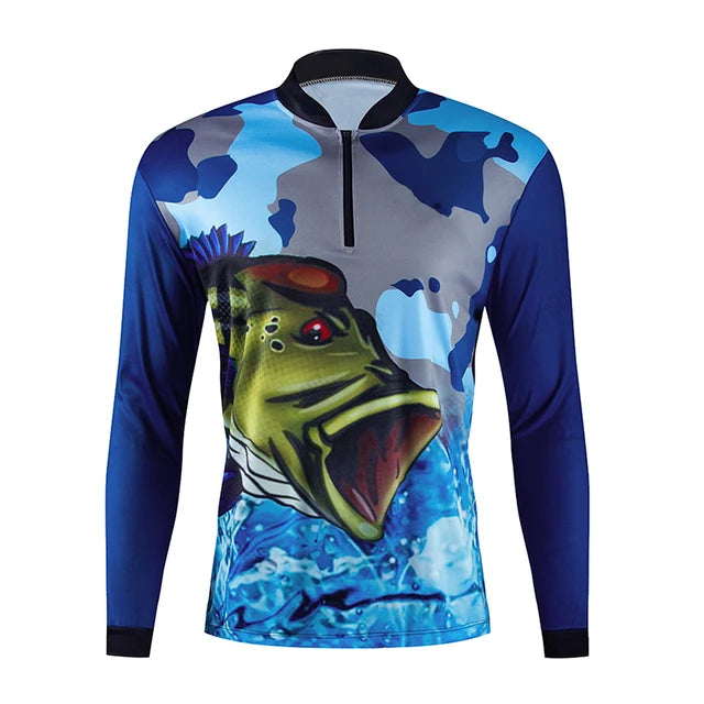 Camiseta AbuFish Piracema - Proteção UV - Camiseta Manga Longa para Pesca