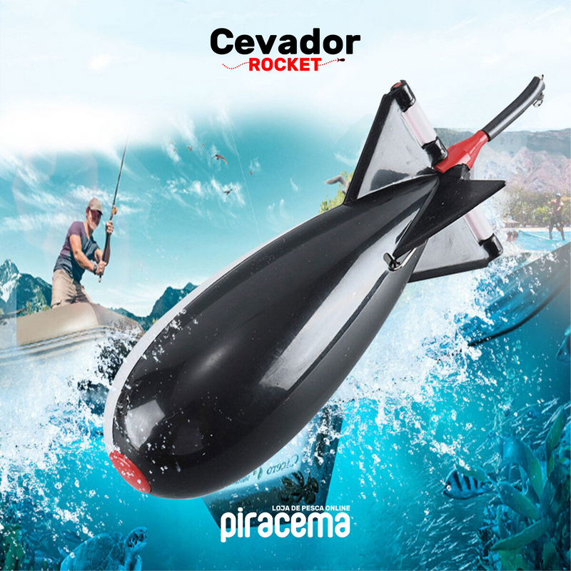 Cevador Piracema Rocket - Cevador Estratégico para Pesca