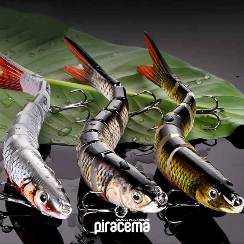 Isca Artificial Nadadora Piracema - Isca de Pesca Realista