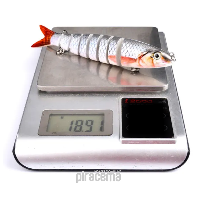 Isca Artificial Nadadora Piracema - Isca de Pesca Realista