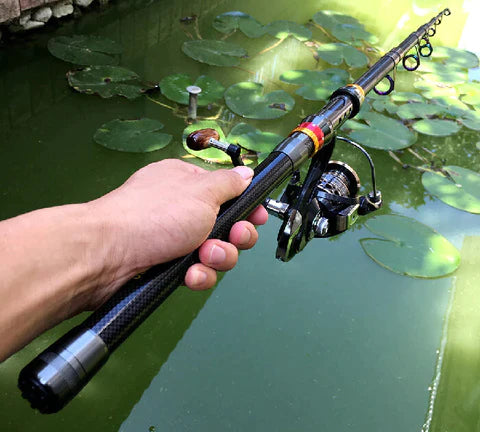 Vara de Pesca Piracema Duo em Fibra de Carbono com Molinete Drag 10kg